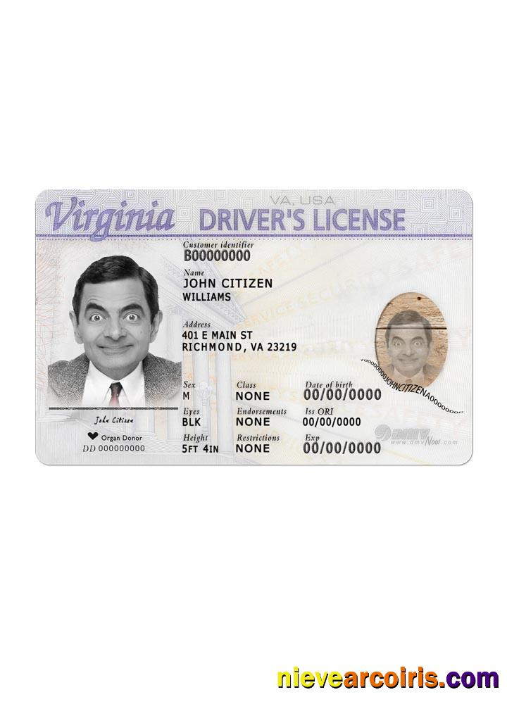 Virginia driving front